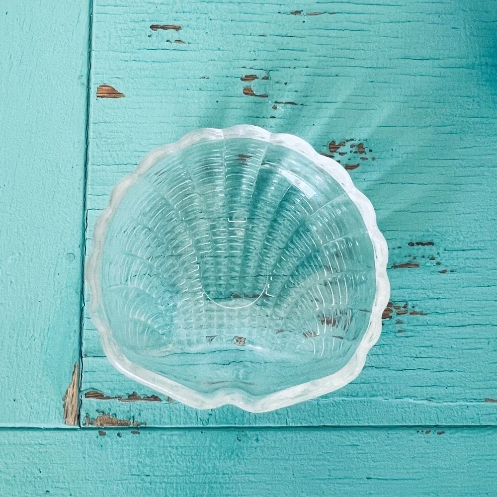 Clam Shell‎ Nautical Ring/Jewelry Clear Dainty And Girly Glass Dish
